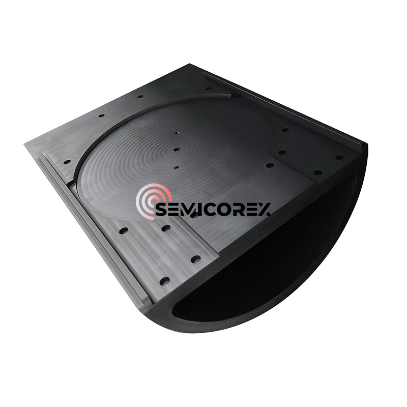 Делови полумесеца обложени СиЦ-ом